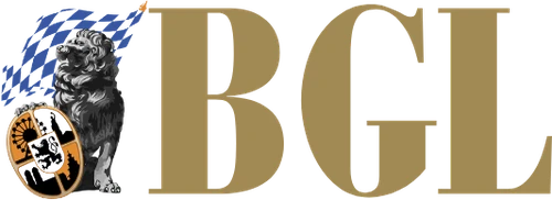 Bayerische Grundstücks Löwen Logo